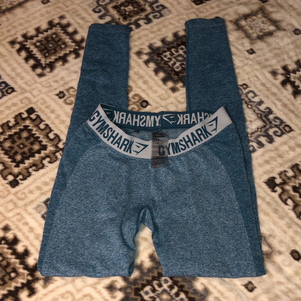 Teal Gymshark Flex Leggings